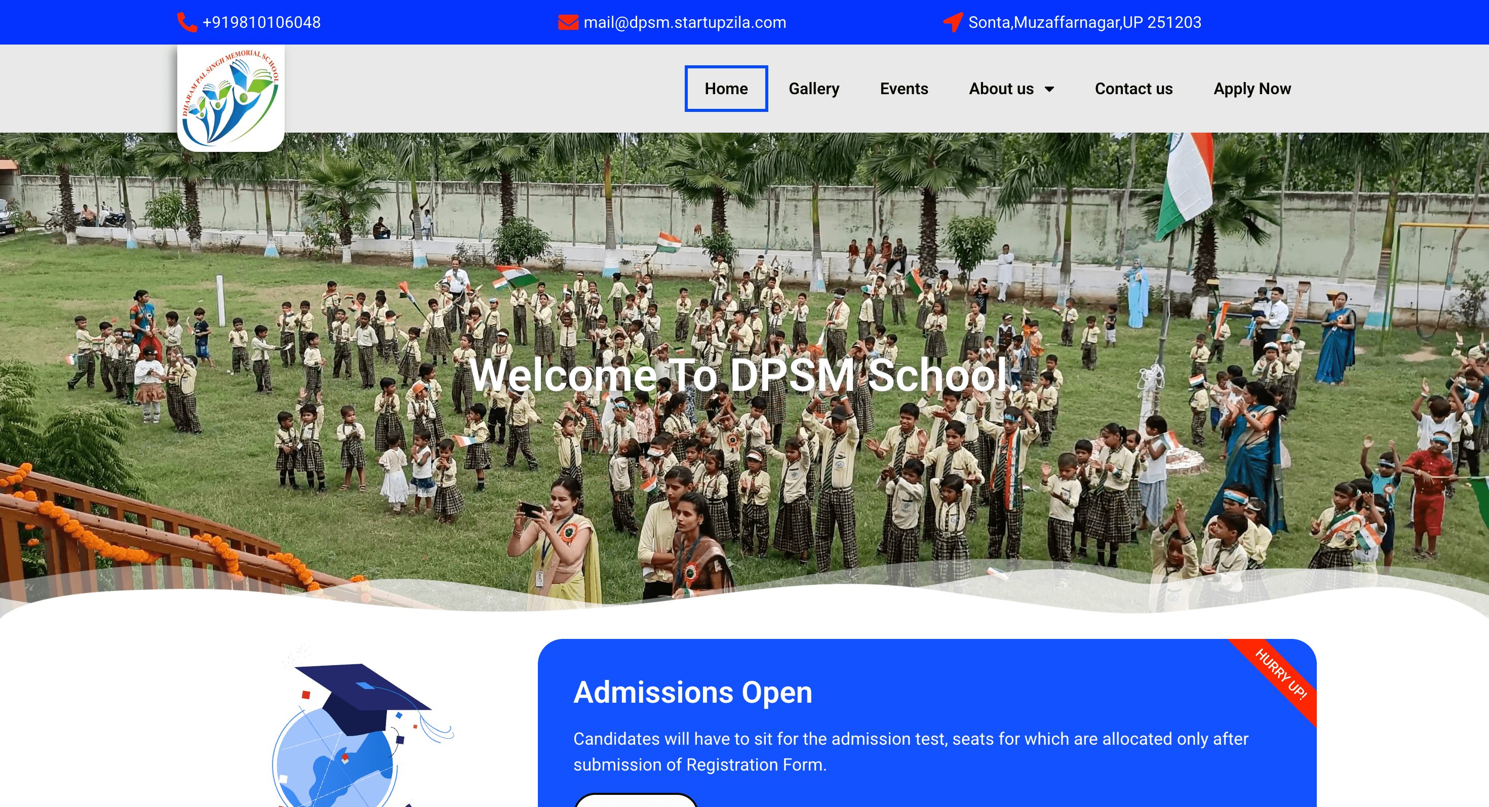 DPSM School Website